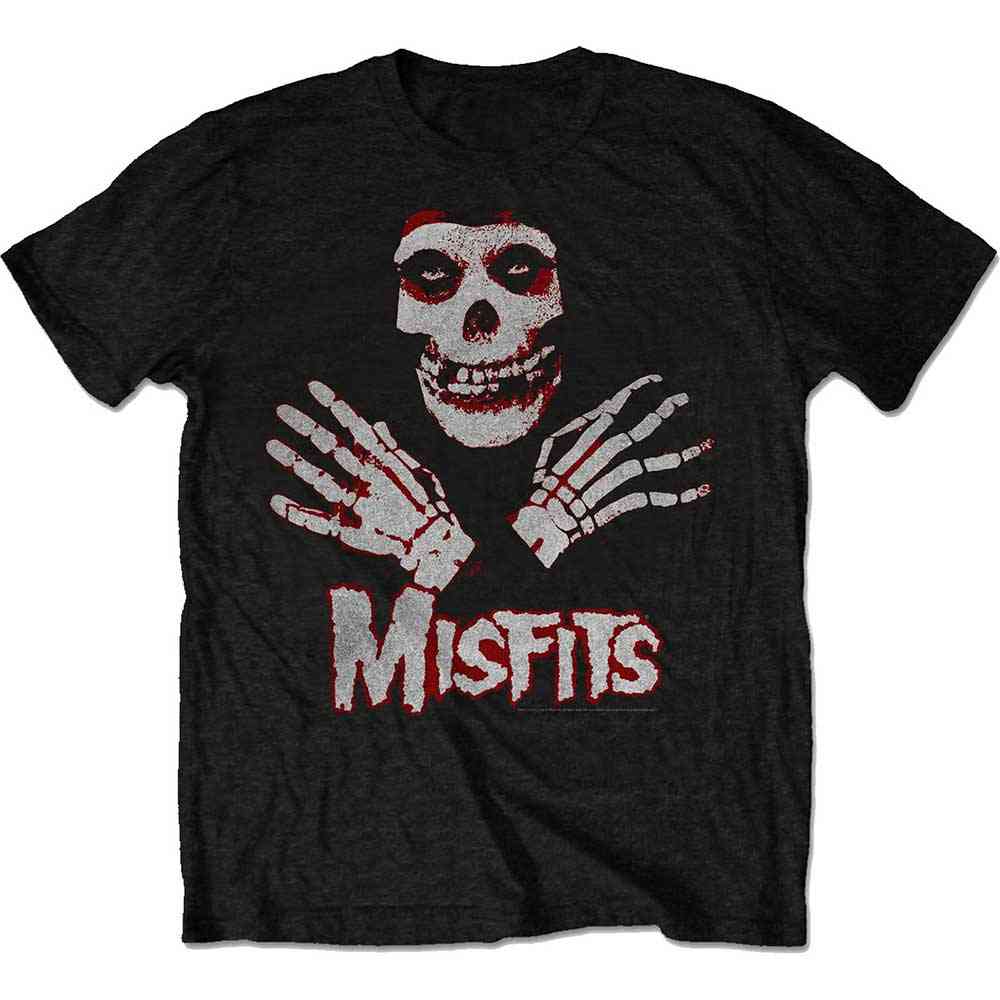 Misfits - Hands Heren T-shirt - Zwart